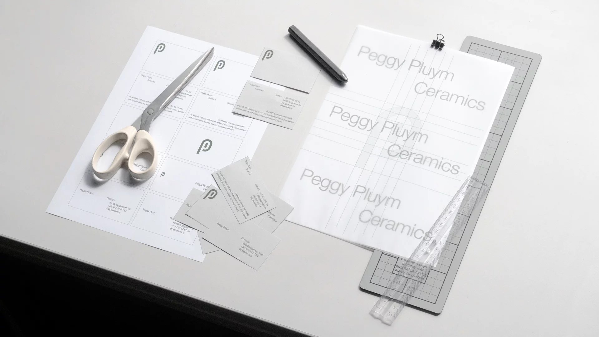 process picture from the Peggy Pluym Ceramics project